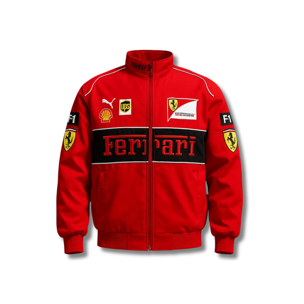Ferrari Jacket - Red (Printed)