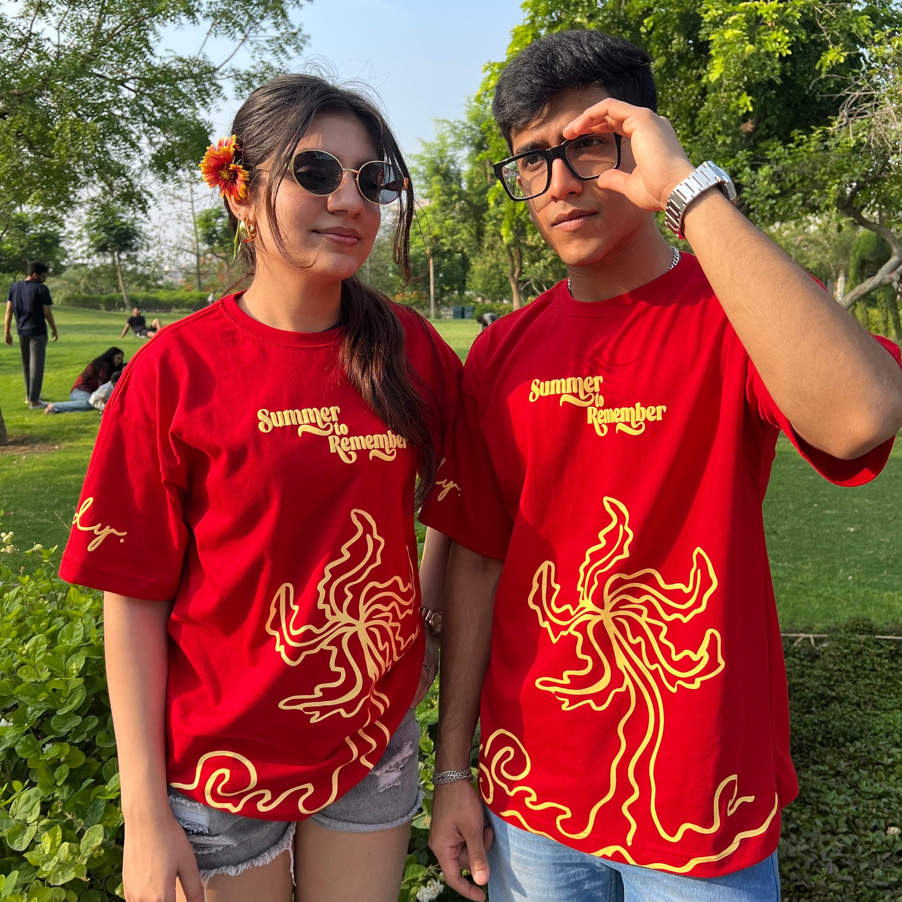 TROPICAL SUMMER TSHIRT DUO