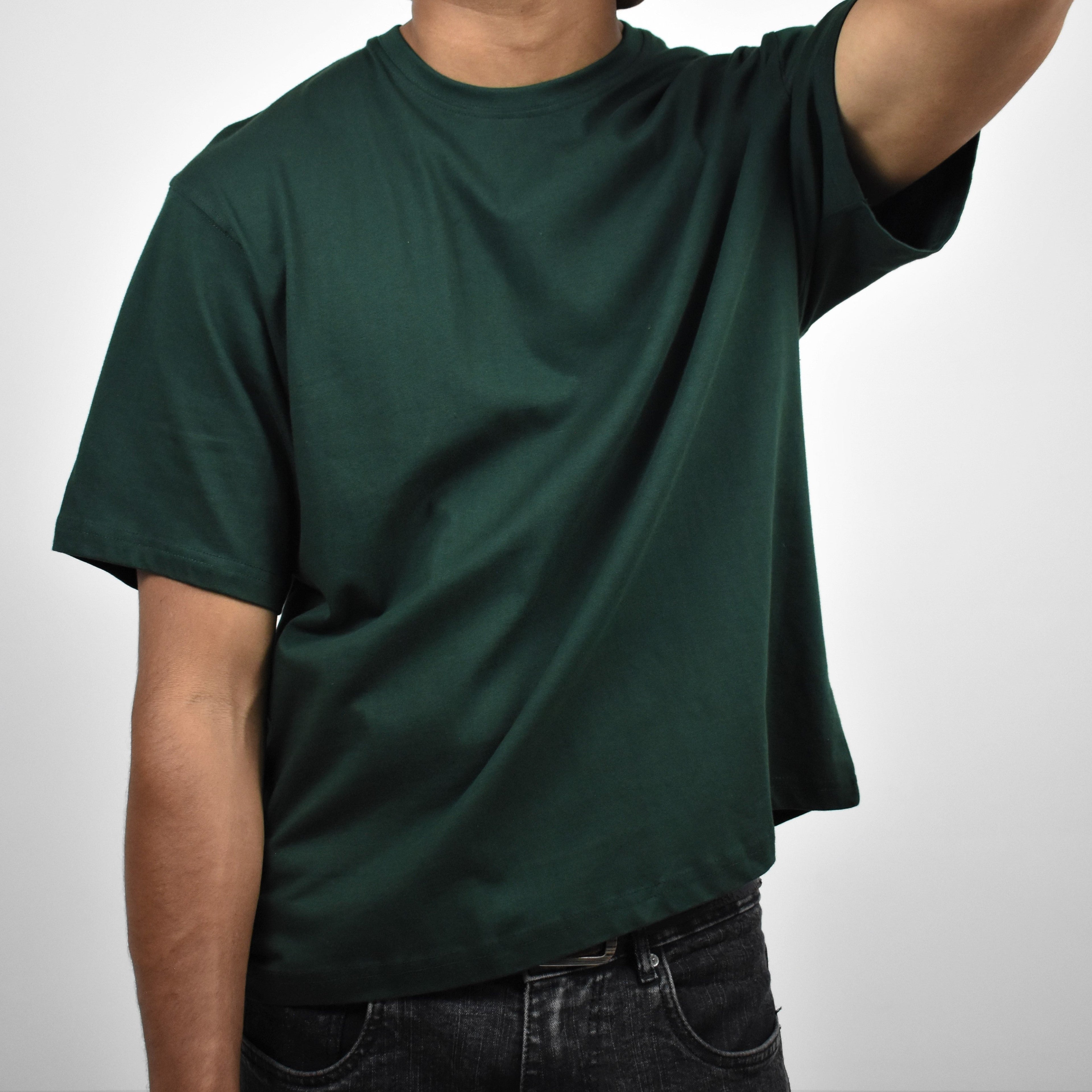 BASIC FOREST GREEN T-SHIRT