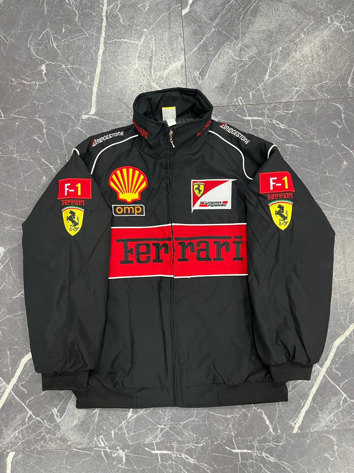 Ferrari Jacket - Black (Embroidered)