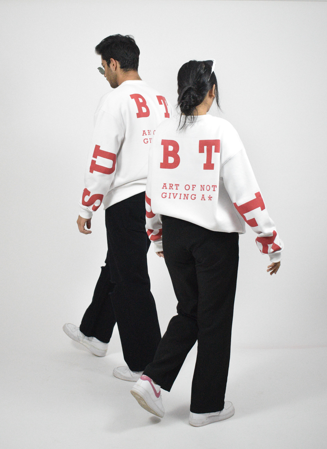 SUBTLE RED  SWEATSHIRT